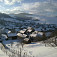 Vyšný Slavkov od kostola