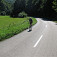 Protiidúci cyklista na trase