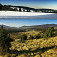 Hore - panoráma z Ďurovie vrchu, dole - kraj pri Zaježovej