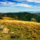 Tatranská hradba (zľava Veľký Choč, Západné a Vysoké Tatry)