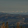 Západné Tatry a Kriváň nad členitým Slovenským rajom, vľavo biela Havrania skala