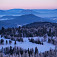 Pohľad na Magurské sedlo a Pieniny