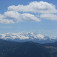 Priblížený Dachstein z hrebienka na Bergwerks Kogel