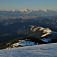 Vysoké Tatry fotené spod vrcholu